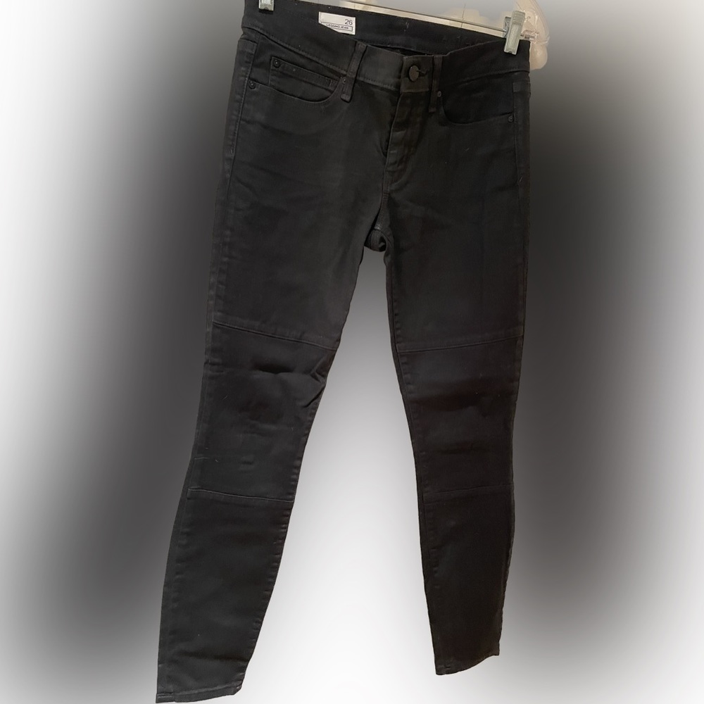 Gap coated black legging jeans